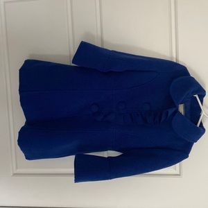 Girls Royal Blue Peacoat